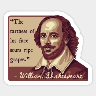 Shakespeare Insult Sticker